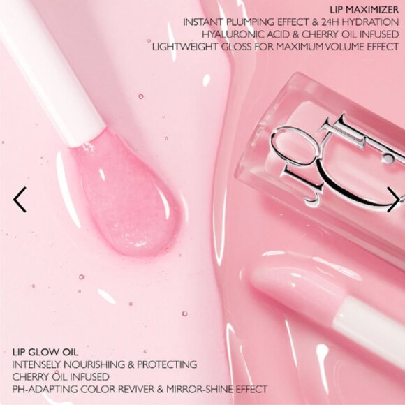 DIOR Lip Glow Oil Hydrating High-Shine Gloss - 063 Pink Lilac - Picture 3 of 5